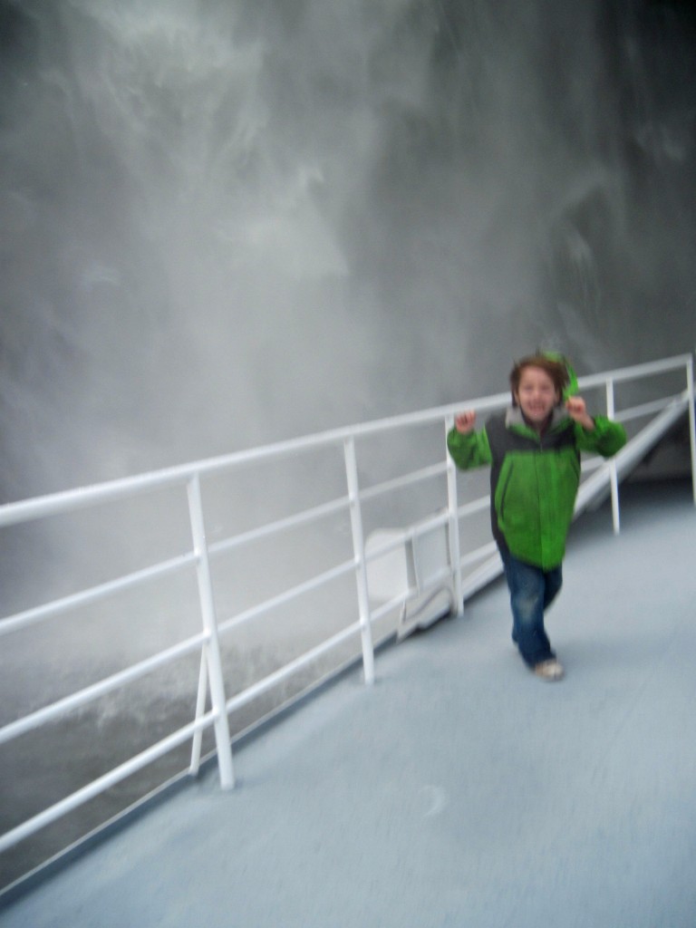 Here comes the water!