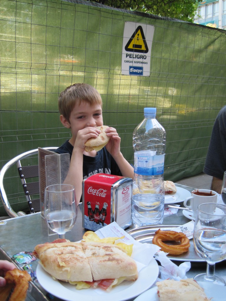 Mmmmmm, tortilla sandwich . . .