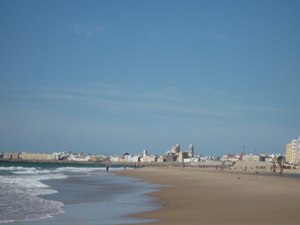 View a famous cathedral from the beach? That's why we love Spain.