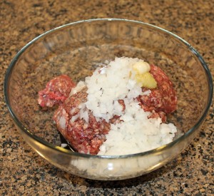 Combine using a wooden spoon, mixer or, Ayi's preferred method, your hands.