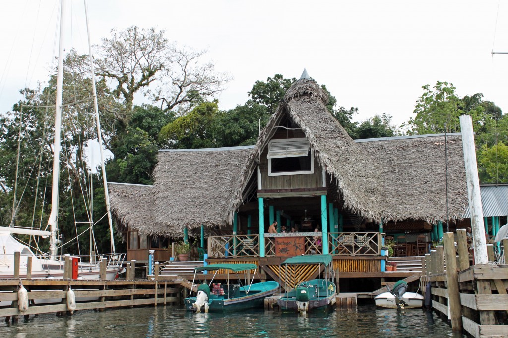 Hotel Tortugal from the boat