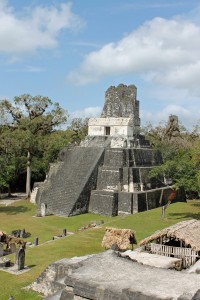 Ziggurats on the main city square at Tikal