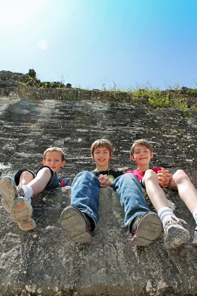 Way, way up on Templo IV