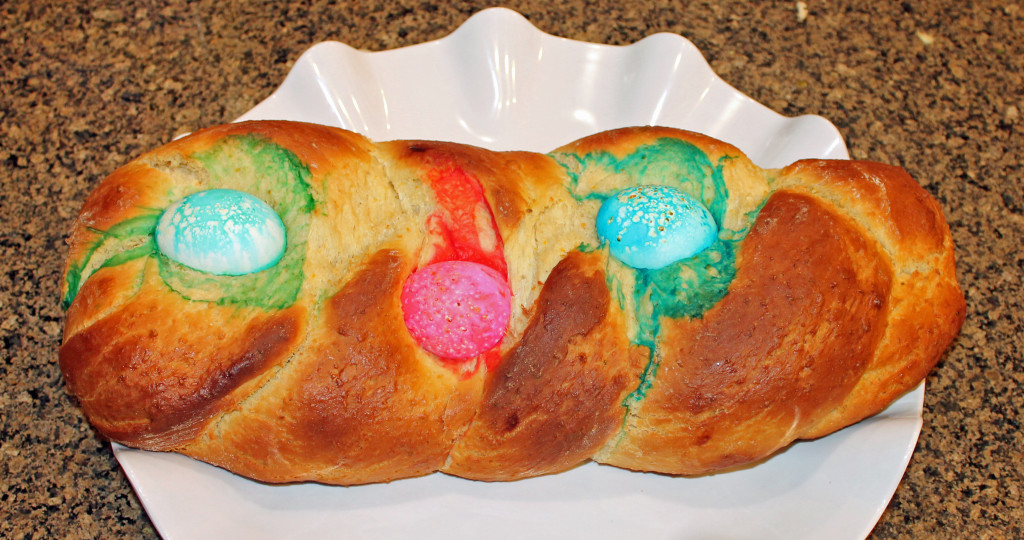 Ours got REALLY big this time--you can make four smaller loaves if you'd prefer.