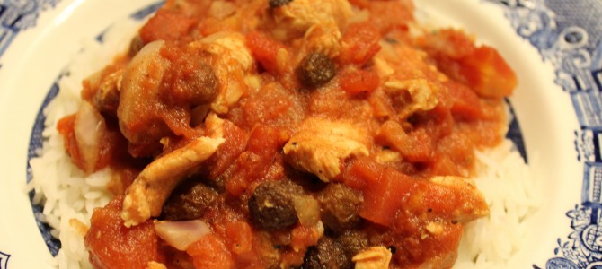 Highchair Travelers: Moroccan Chicken and Almond Couscous