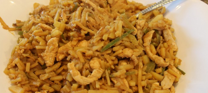 Highchair Travelers: Chao Tuduo Si (Stir-Fried Chicken and Potatoes)