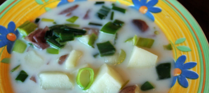 Highchair Travelers: Leek Soup for St. David’s Day